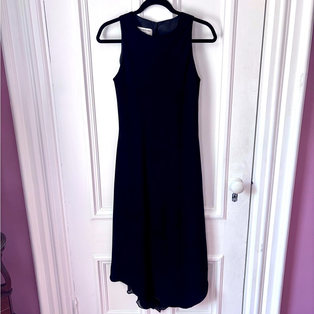 Jones New York Sleeveless Beaded Tiered A Line Sheath Dress Size 8